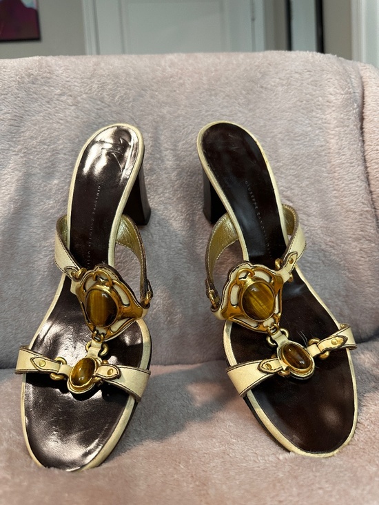 Giuseppe Zanotti Shoes - INSANE Giuseppe zanotti tigers eye heels